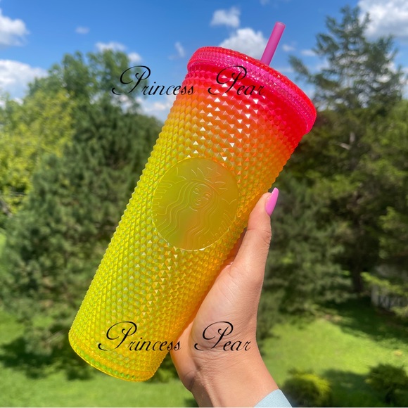 Starbucks Other - 5/ $100 Starbucks 2022 Thailand Mango Studded 24 oz